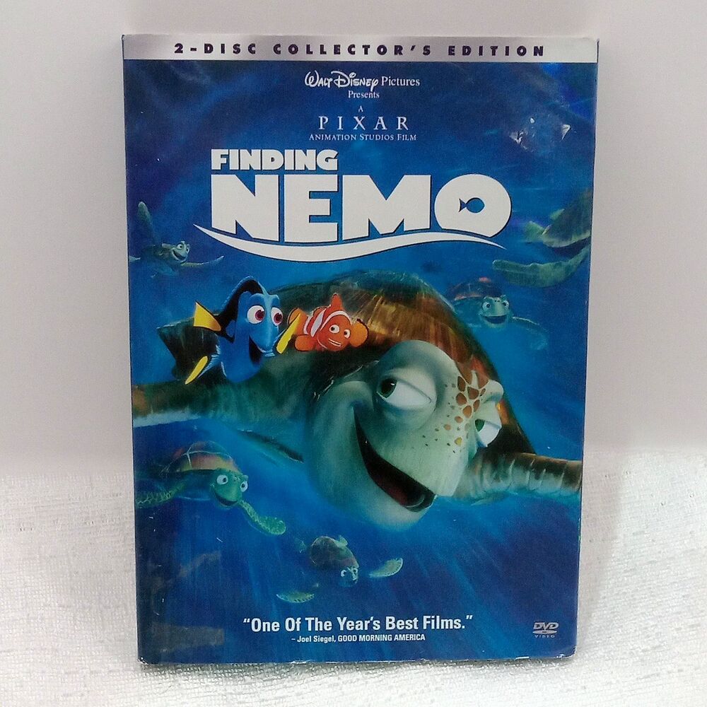 Pixar Finding NEMO DVD 2 Disk Collector’s Edition Walt Disney Fish Cartoon - Picture 1 of 5